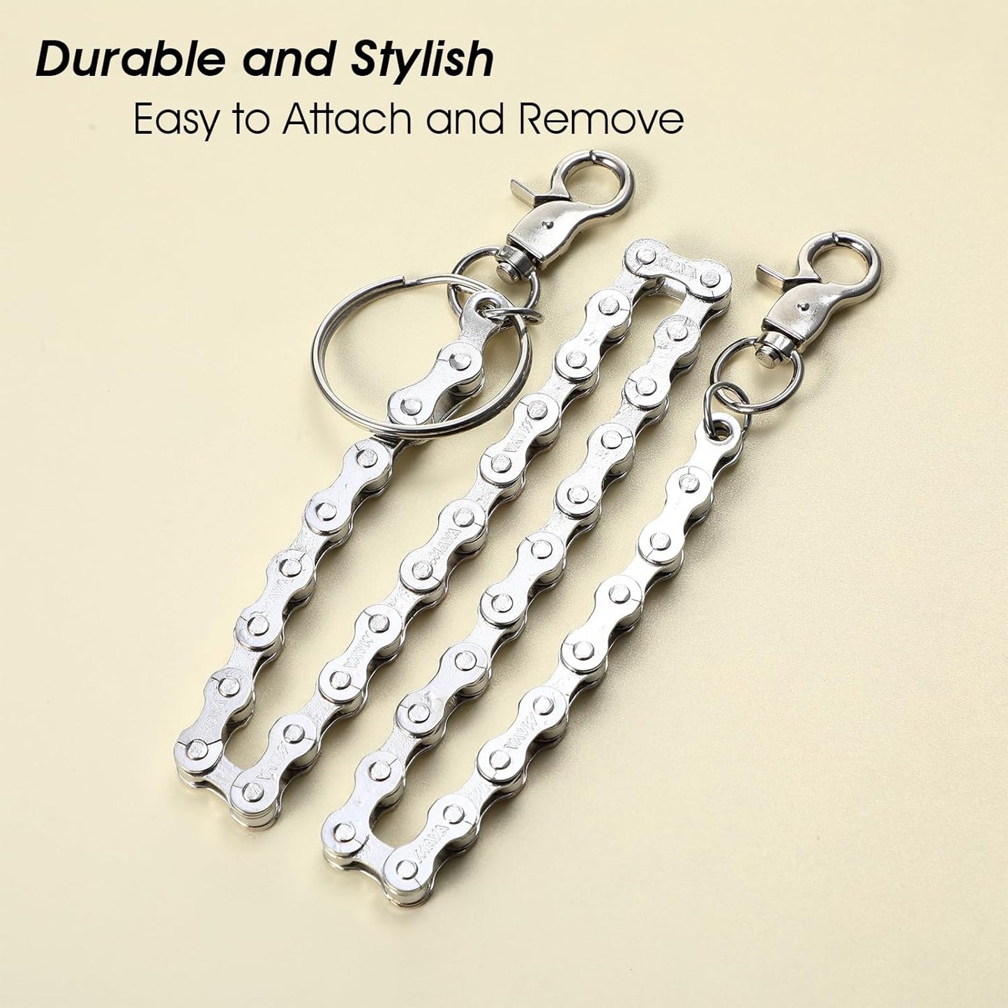 1 Pcs Pants Chain Hip Hop Punk Jeans Chain Wallet Chains Bike Chains Long Cool Trousers Pocket Belt Goth Accessories for Women Men Clothing Accessories