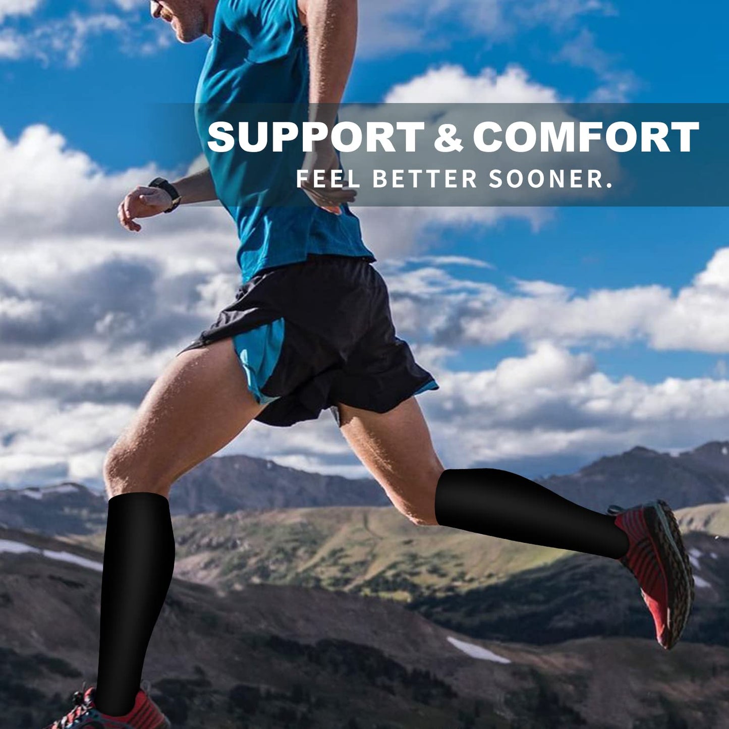 6 Pack Copper Compression Socks for Women and Men Circulation-Best Support for Medical, Running,Nursing,Athletic